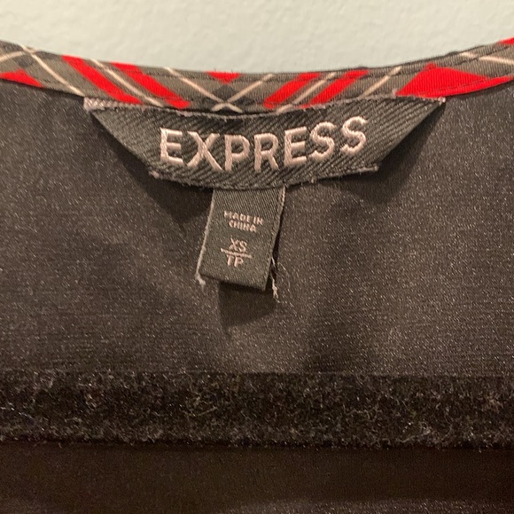 Express Plaid 3/4 Sleeve Top Size X-small - Picture 4 of 5